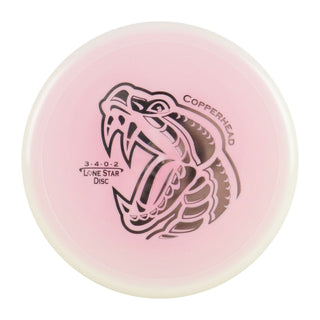 Lone Star Disc Golf Bravo Copperhead Putter 3/4/0/2 White Pink/Silver 179 grams