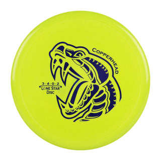 Lone Star Disc Golf Bravo Copperhead Putter 3/4/0/2 DayGlo/Navy 172 grams