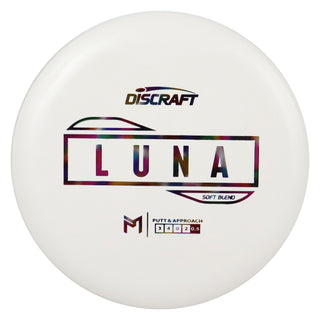 Discraft Disc Golf Paul McBeth Putter Line Soft Luna Putter 3/4/0/2 White/Jellybean 172g