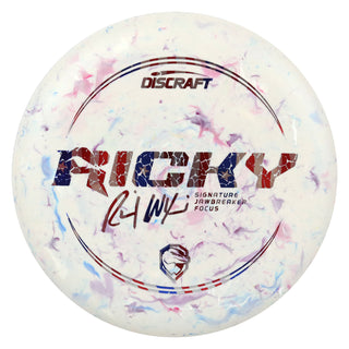 Discraft Disc Golf Ricky Wysocki Signature Jawbreaker Focus Putter 2/2/-1/2 White/USA 173-174g