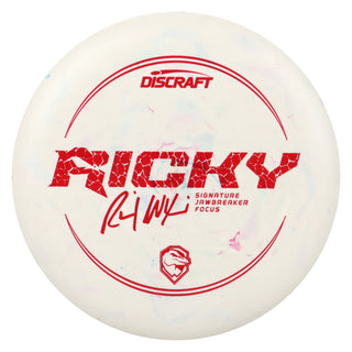Discraft Disc Golf Ricky Wysocki Signature Jawbreaker Focus Putter 2/2/-1/2 White/Red 173-174g