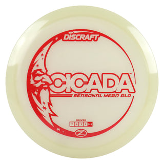 Discraft Disc Golf Seasonal Mega-Glo Cicada Fairway Driver 7/6/-1/1 Red 167-169g