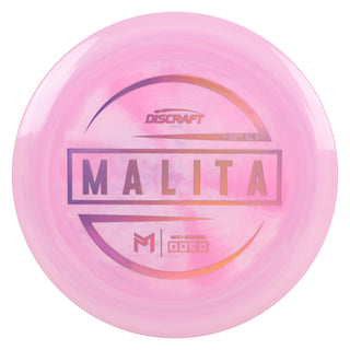 Discraft Disc Golf Paul McBeth First Run ESP Malita Midrange 5/5/-1/1 Pink Blend/Lavender Holo 173-174g