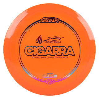 Discraft Disc Golf Anthony Barela Signature Series Z Line Cigarra Driver 7/6/-1/2 Orange/Purple Metallic 171g
