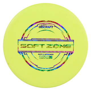 Discraft Disc Golf Putter Line Soft Zone 4/3/0/3 Yellow/Rainbow Shatter 170-172g