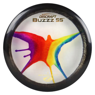 Discraft Disc Golf Z Line Fly Dye Buzzz SS Midrange Disc 5/4/-2/1 Rainbow Butterfly/Gold 171g
