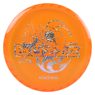 Discraft Disc Golf Fuzed Line Buzzz with Saw Pattern Midrange 5/4-1/1 Orange with White Saw/Discraft Holo 177-180g