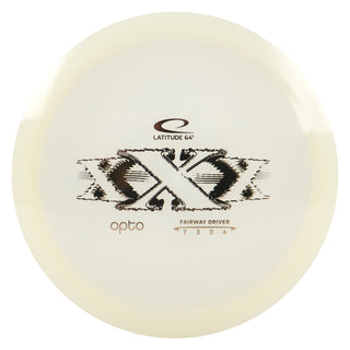 Latitude 64 Disc Golf Opto XXX Fairway Driver 7/3/0/4 White/Gold 175 grams