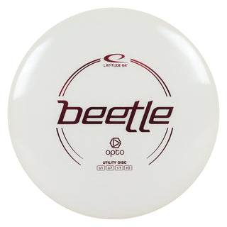 Latitude 64 Disc Golf Opto Beetle Putter 1/7/-1/0 White/Magenta 152 grams