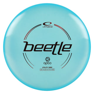 Latitude 64 Disc Golf Opto Beetle Putter 1/7/-1/0 Blue/Red 149 grams