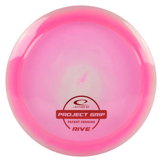 Latitude 64 Disc Golf Project Grip Rive Distance Driver 13/5/0/3.5 Pink/Red 169 grams