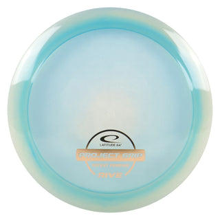 Latitude 64 Disc Golf Project Grip Rive Distance Driver 13/5/0/3.5 Blue/Gold 172 grams