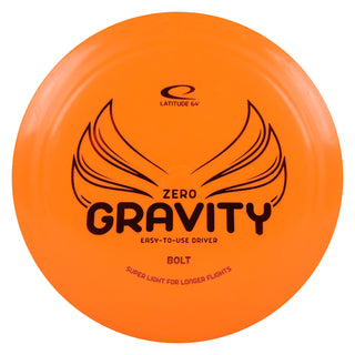 Latitude 64 Disc Golf Zero Gravity Bolt Distance Driver 13/6/-2/3 Orange/Red 123 grams