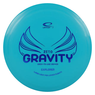 Latitude 64 Disc Golf Zero Gravity Explorer Fairway Driver 7/5/0/2 Turquoise/Blue 121 grams