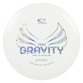 Latitude 64 Disc Golf Zero Gravity Explorer Fairway Driver 7/5/0/2 White/Holo Shatter 125 grams