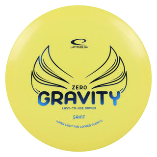 Latitude 64 Disc Golf Zero Gravity Saint Fairway Driver 9/7/-1/2 Yellow/Indigo 123 grams