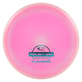 Latitude 64 Disc Golf Project Grip Claymore Midrange 5/5/-1/1 Pink/Turquoise 177 grams