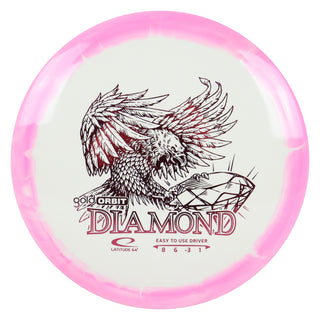 Latitude 64 Disc Golf Gold Orbit Diamond Fairway Driver 8/6/-3/1 Pink/Magenta 157 grams