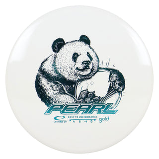 Latitude 64 Disc Golf Gold Pearl Midrange 4/6/-4/0 White/Turquoise 156 grams