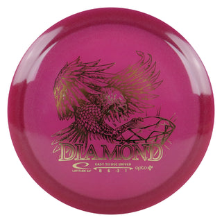 Latitude 64 Disc Golf Opto Air Diamond Fairway Driver 8/6/-3/1 Purple/Gold 146 grams