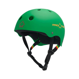 Pro Tec Helmet Classic Certified Matte Rasta Green Size L