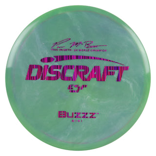 Discraft Disc Golf Paul McBeth ESP Buzzz Mini 6" Thrower or Marker Dark Green/Purple Lines