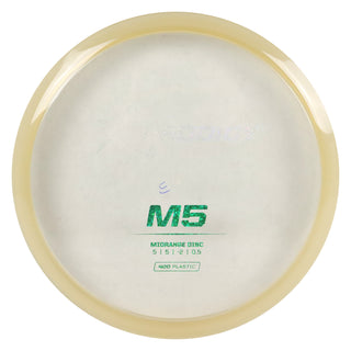 Prodigy Disc Golf 400 M5 Midrange 5/5/-2/0.5 Clear/Ghost Holo/Green Shimmer 177 grams