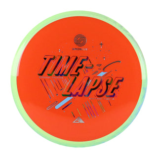 Axiom Disc Golf Simon Lizotte Line Neutron Time Lapse SE Driver 12/5/-1/3 Orange/Lime Blend 172 grams