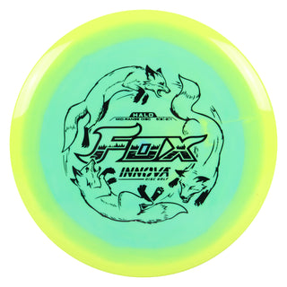 Innova Disc Golf Halo Star Fox Midrange 5/6/-2/1 Yellow Aqua/Black 173 grams