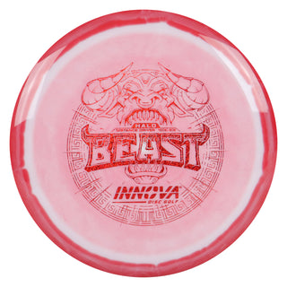 Innova Disc Golf Halo Star Beast Distance Driver 10/5/-2/2 Red White/Red Shimmer 170 grams
