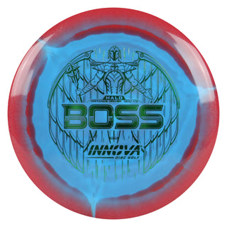 Innova Disc Golf Halo Star Boss Distance Driver 13/5/-1/3 Red Blue/Green 168 grams