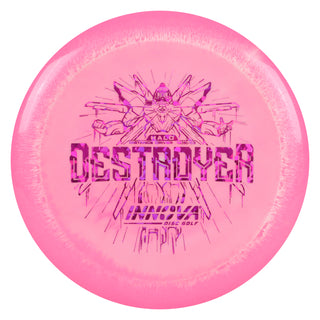 Innova Disc Golf Halo Star Destroyer Distance Driver 12/5/-1/3 Pink/Magenta Shatter 146 grams
