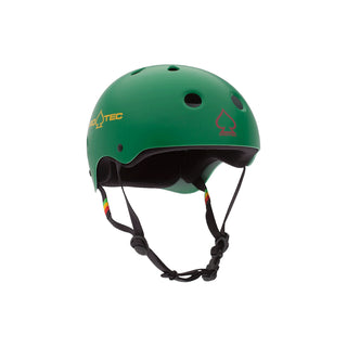 Pro Tec Helmet Classic Skate Matte Rasta Green Size XS