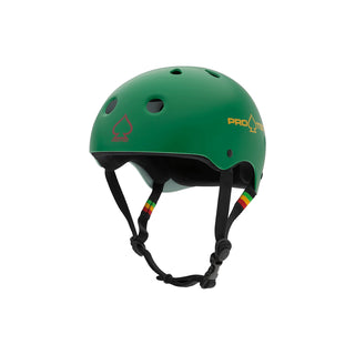 Pro Tec Helmet Classic Skate Matte Rasta Green Size XS