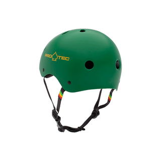 Pro Tec Helmet Classic Skate Matte Rasta Green Size XS