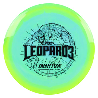 Innova Disc Golf Halo Star Leopard3 Fairway Driver 7/5/-2/1 Yellow Blue/Black 163 grams