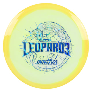 Innova Disc Golf Halo Star Leopard3 Fairway Driver 7/5/-2/1 Yellow White/Blue Waves 169 grams