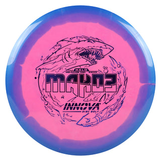 Innova Disc Golf Halo Star Mako3 Midrange Disc 5/5/0/0 Blue Pink/Indigo 180 grams
