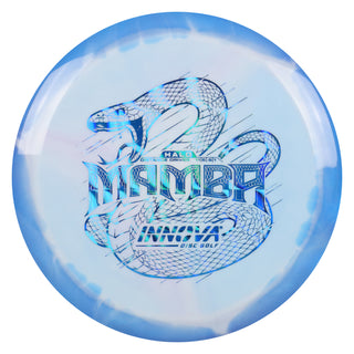 Innova Disc Golf Halo Star Mamba Distance Driver 11/6/-5/1 Dusk Blue White/Blue Waves 160 grams