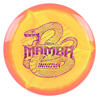 Innova Disc Golf Halo Star Mamba Distance Driver 11/6/-5/1 Peach Yellow/Magenta Shatter 169 grams