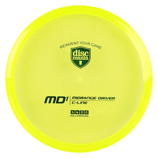 Discmania Disc Golf C-Line MD1 Midrange 5/6/0/0 Yellow/Green 177 grams