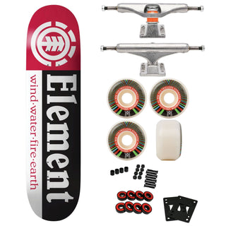 Element Section 7.75" Deck, Independent Trucks and Triclops Wheels Complete