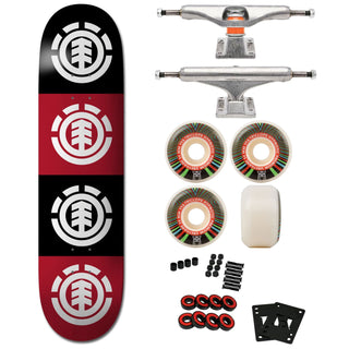 Element Quadrant 8.0" Deck, Independent Trucks and Triclops Wheels Complete