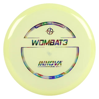 Innova Disc Golf Proto Glow Champion Wombat3 Midrange 5/6/-1/0 Jellybean 180 grams
