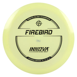 Innova Disc Golf Proto Glow Champion Firebird Fairway Driver 9/3/0/4 Black 169 grams