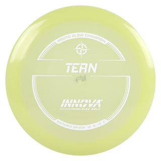 Innova Disc Golf Proto Glow Champion Tern Distance Driver 12/6/-3/2 Glow/White 173 grams