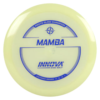Innova Disc Golf Proto Glow Champion Mamba Distance Driver 11/6/-5/1 Glow/Navy 171 grams