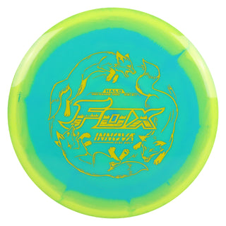 Innova Disc Golf Halo Star Fox Midrange 5/6/-2/1 Yellow Aqua/Yellow 175 grams