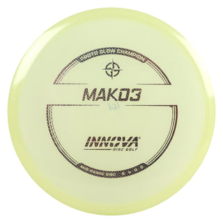 Innova Disc Golf Proto Glow Champion Mako3 Midrange 5/5/0/0 Glow/Silver Weave 171 grams
