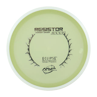 MVP Disc Golf Eclipse Resistor Fairway Driver 6.5/5/0/3.5 Glow/White 173 grams